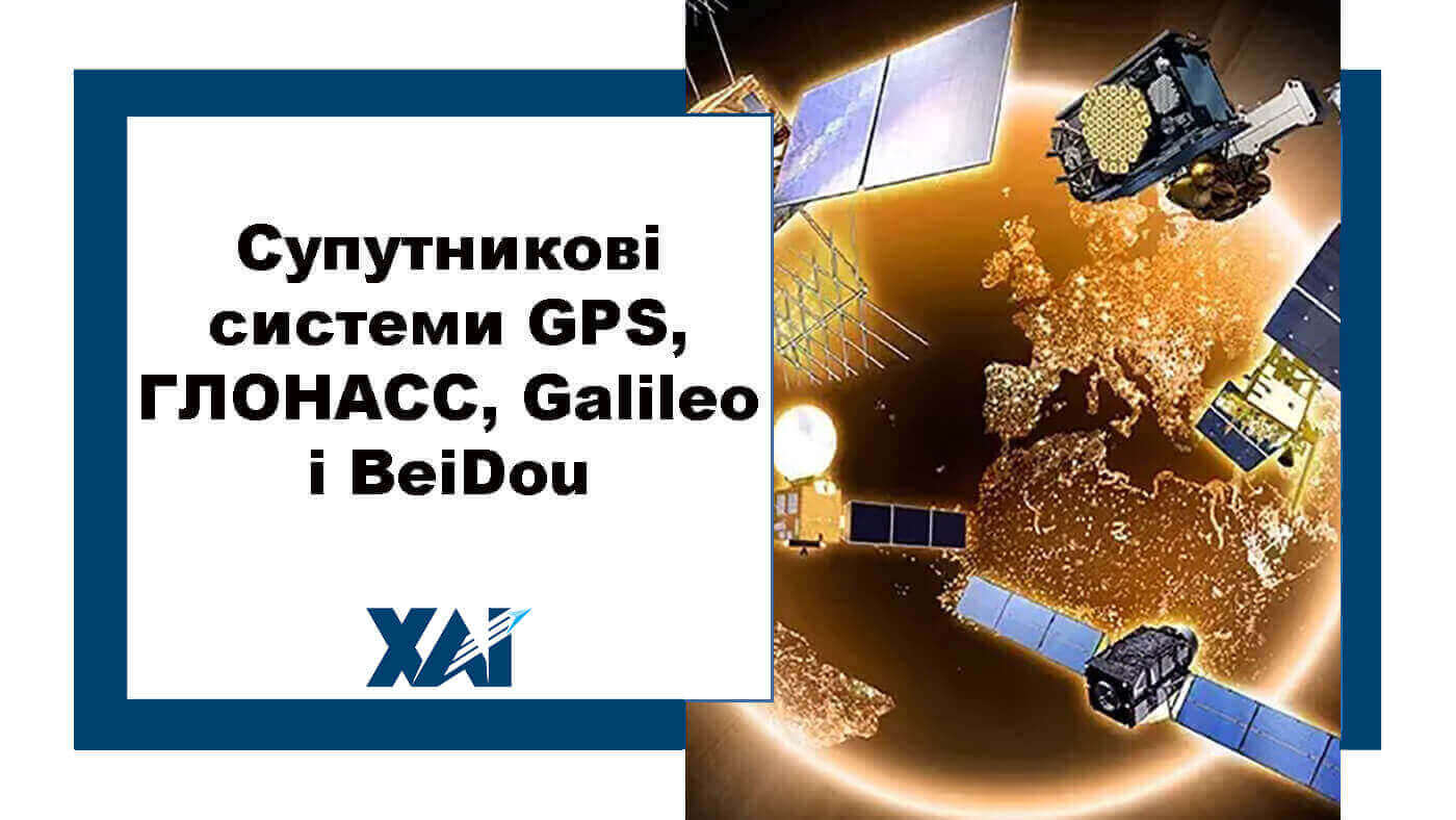 Супутникові системи GPS, ГЛОНАСС, Galileo і BeiDou