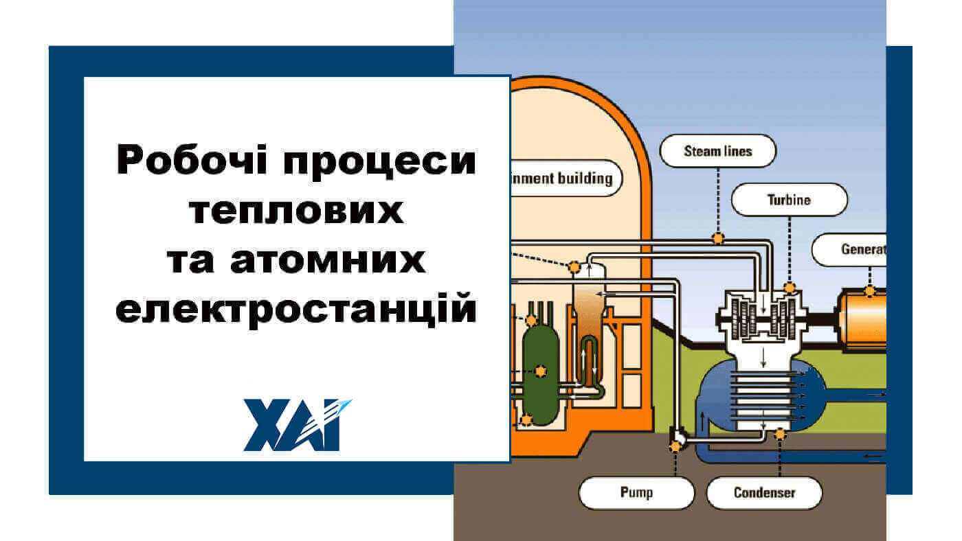 Робочі процеси теплових та атомних електростанцій